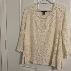 Lace top NWOT